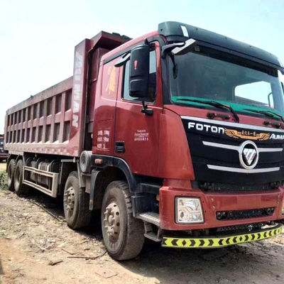 375HP China 6X4 8X4 FOTON AUMAN Dump Truck Digunakan 50 Ton LHD RHD Harga
