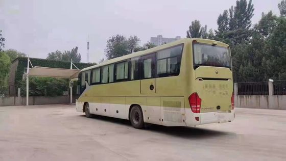 Pelatih Yutong Bekas ZK6120 50 Kursi Tahun 2020 Bus Penumpang Bekas Pintu Ganda Kilometer Rendah