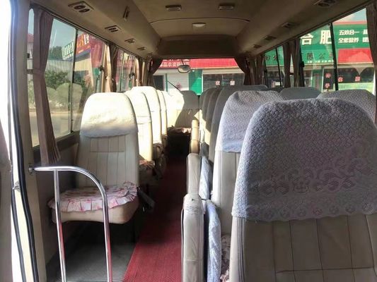 Mini Bus Bekas Toyota Coaster 15B Engine 23/29 Kursi Bus Penumpang Bekas Kilometer Rendah