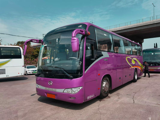 Bus Kinglong Bekas XMQ6117 44 Kursi Mesin Belakang Pintu Ganda Sasis Airbag Bekas Pelatih/Bus Tur