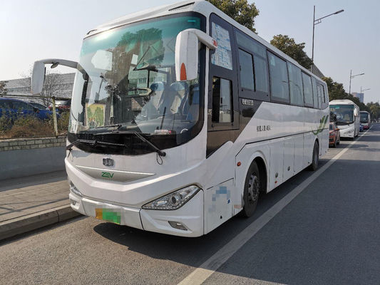 Tahun 2016 51 Kursi Bekas Foton Coach Bus Dengan Kursi Baru Bahan Bakar Listrik LHD Dalam Kondisi Baik