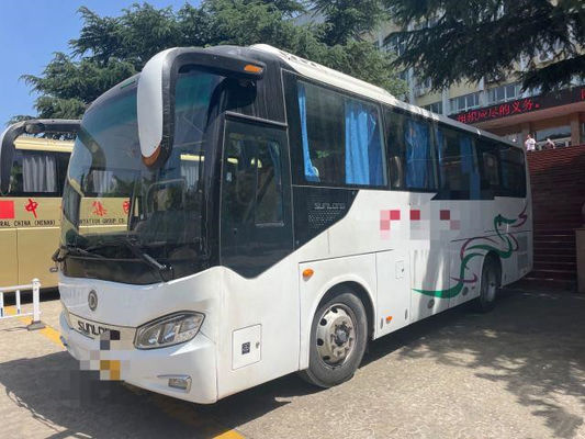 Bus Sunlong Bekas SLK6873 39 Kursi 2016 Sasis Baja Mesin Diesel Belakang Yuchai 162kw Bus Pelatih Bekas untuk Afrika