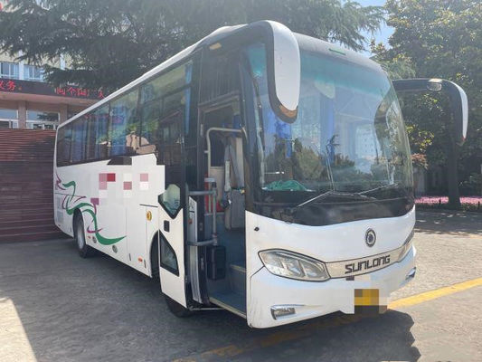 Bus Sunlong Bekas SLK6873 39 Kursi 2016 Sasis Baja Mesin Diesel Belakang Yuchai 162kw Bus Pelatih Bekas untuk Afrika