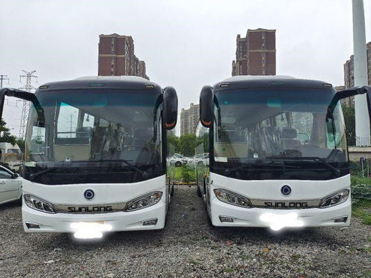 38 Kursi Bus Wisata Baru Sunlong Merek SLK6903 Sasis Airbag 2020 Euro6 Bus Pelatih Baru Kilometer Rendah Mesin Belakang Yuchai