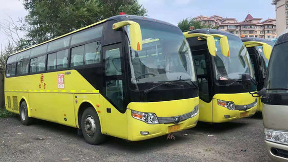 51 Kursi Bekas Yutong ZK6107 Bus Bekas Bus Coach 2012 Tahun 100km/H Kemudi LHD NO kecelakaan