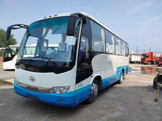 Bus Mini Bekas KLQ6896 39 Kursi Euro IV Mesin Yuchai Digunakan Bus Lebih Tinggi