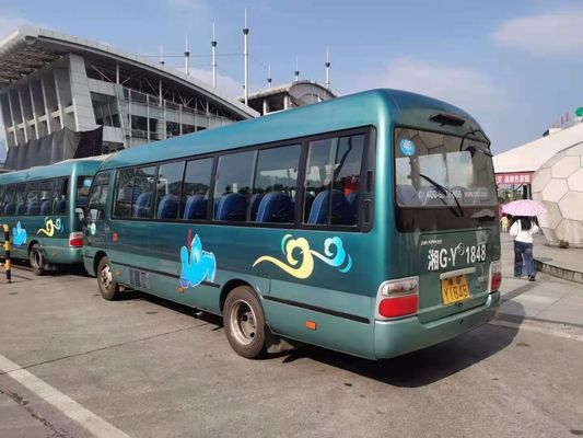 2015 Tahun 26 Kursi Bekas Golden Dragon Coaster Bus, Bus Coaster Bus Mini Bekas Dengan Mesin Hino