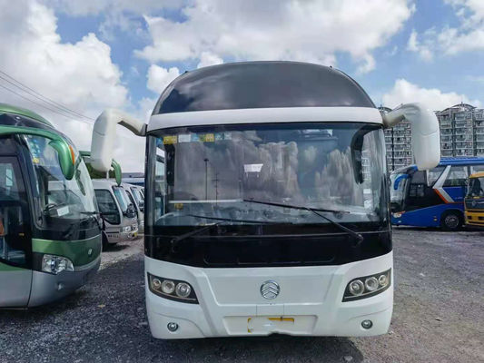 Bus Naga Emas Bekas XML6125 Bus Wisata Bekas 55 kursi Mesin Belakang Yuchai 127kw Euro IV Pintu Ganda