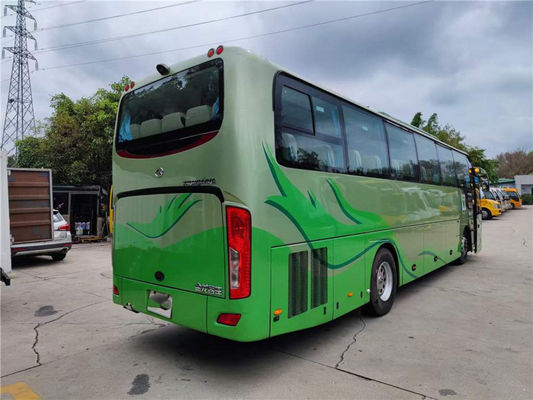 Bus Pelatih Bekas Merek Kinglong 50 Kursi Mesin Belakang Yuchai Bus Penumpang Baik XMQ6113
