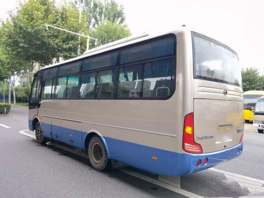 Digunakan Yutong Mini Bus ZK6752D Mesin Depan Yuchai Pelatih Penumpang Baik 30 Kursi 103kw