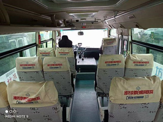 Bus Dongfeng Bekas 22 Kursi Bus Mini Bekas EQ6660 Mesin Weichai 96kw 2020 Tahun Kilometer Rendah Kondisi Baik