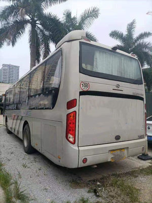 Bus Pelatih Bekas XMQ6110 Merek Kinglong 55 Kursi Mesin Yuchai Pintu Ganda