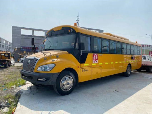 Bus YUTONG bekas Bus Sekolah bekas 7435x2270x2895mm Dimensi Keseluruhan Dengan Mesin diesel