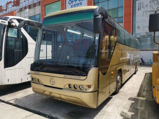 Bus Tamasya Mesin Weichai Belakang Pintu Ganda Merek Beifang Bus Wisata Bekas BJF6120