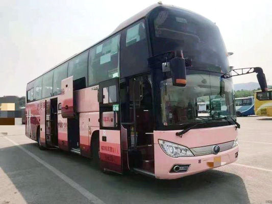 Yutong 39 Kursi Bus Bekas Tahun 2019 Euro IV Bus Pelatih Bekas ZK6118 Mesin Belakang Weichai 336kw