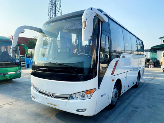 Bus Wisata Bekas Kinglong XMQ6802 Bus Bekas 34 Kursi Mesin Yuchai Euro 5 Sasis Baja Berkualitas Tinggi