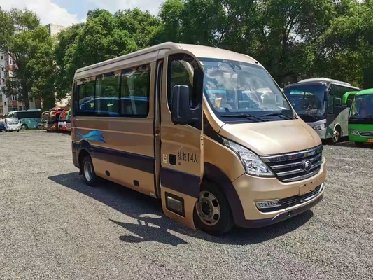 2018 Tahun 14 Kursi Digunakan Bus Yutong Cummins Mesin Depan Model 6601D Bus Yutong