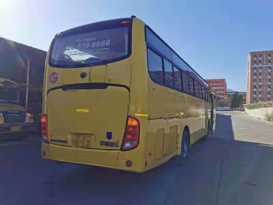 Bus Yutong Bekas Zk6110 60 Kursi Mesin Belakang Yuchai 2+3 Tata Letak LHD Tour Coach