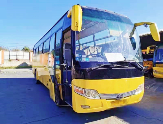 Bus Yutong Bekas Zk6110 60 Kursi Mesin Belakang Yuchai 2+3 Tata Letak LHD Tour Coach