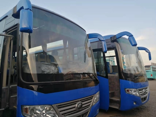 52 Kursi Tahun 2014 Digunakan Bus Yutong ZK6112D Mesin Depan RHD Driver Kemudi Bus Pelatih Bekas