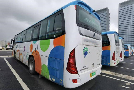 Bus Pelatih Listrik SLK6118 Pelatih Kustom Bus Shenlong 48 kursi Kursi Bus Mewah