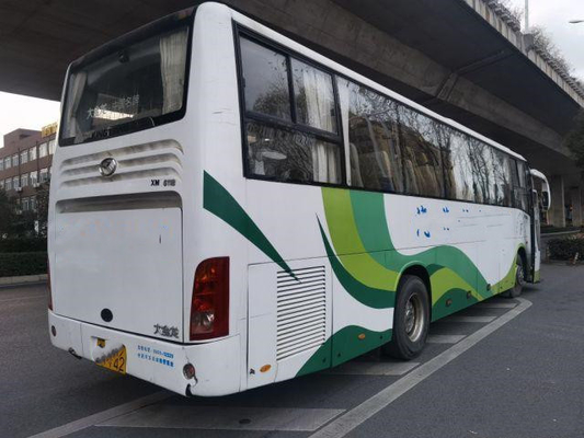 48 Kursi Bus Antar-Jemput Bekas Ingles XMQ6118 Bus Pelatih Listrik Mesin Cummins