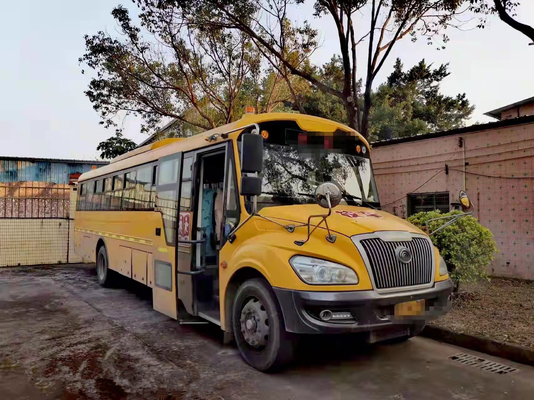 46 Kursi Digunakan Bus Sekolah Yutong ZK6119D Diesel Front Engine LHD Steering