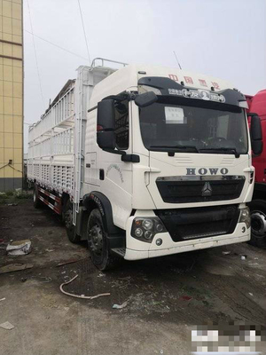 Howo Cargo Digunakan Dump Truck 6*2 Warehouse Grid Type 420hp LHD