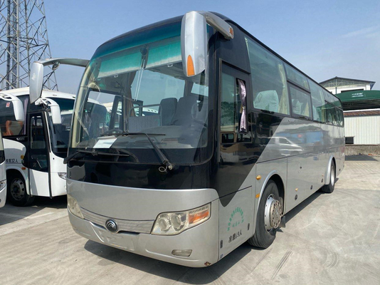 Bus Bekas Yutong 47 Kursi Bus Penumpang Diesel Bus Pelatih Bekas Dengan Kursi Kulit LHD Bus Kota Bekas