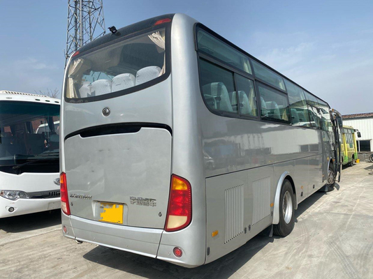 Bus Bekas Yutong 47 Kursi Bus Penumpang Diesel Bus Pelatih Bekas Dengan Kursi Kulit LHD Bus Kota Bekas