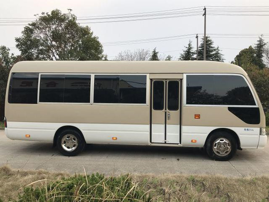 Bekas Mini Toyota Coaster Bus 3TR Mesin Bensin 23-30 kursi Euro IV