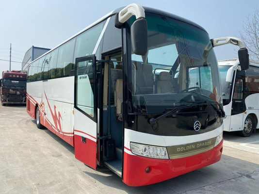 Bus Pelatih XML6103 Bus Naga Emas 45 kursi Bus Penumpang Diesel dua pintu