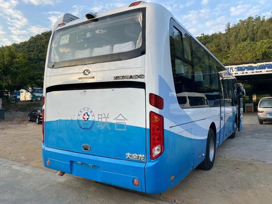 Bus King Long XMQ6110 Bus Coach Digunakan 55 kursi Dua Pintu Tata Letak Euro IV 2+3
