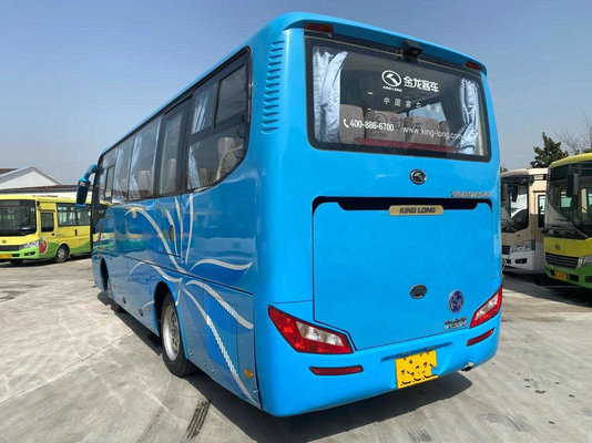 Bus Kinglong Coach Bus LHD Mesin Depan XMQ6802 Mesin Yuchai Bekas Pelatih bekas