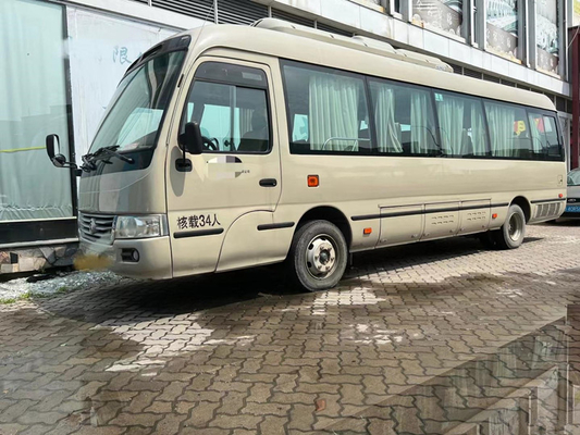 34 Kursi Bekas Coaster Bus Bekas Mini Bus XML6809 Dengan Kemudi Tangan Kiri Mesin Listrik