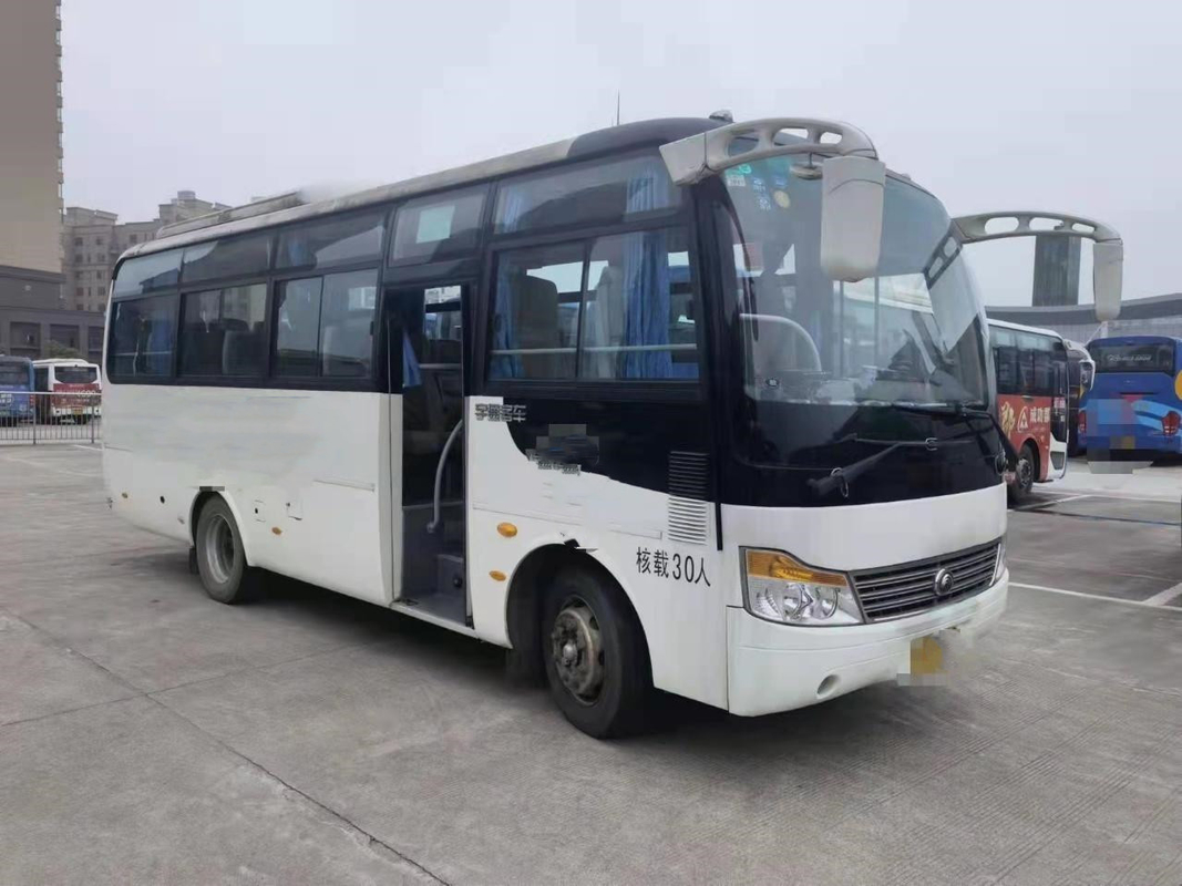 ZK6752D1 Digunakan Mini Yutong Front Engine Coach Bus 30 Kursi Tangan Kanan Pengemudi Bus Penumpang