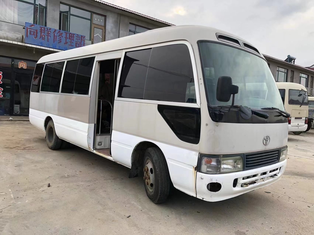 Drive Tangan Kiri Digunakan Mesin Depan Bus Toyota Coaster Bus 30 Kursi Untuk Bisnis