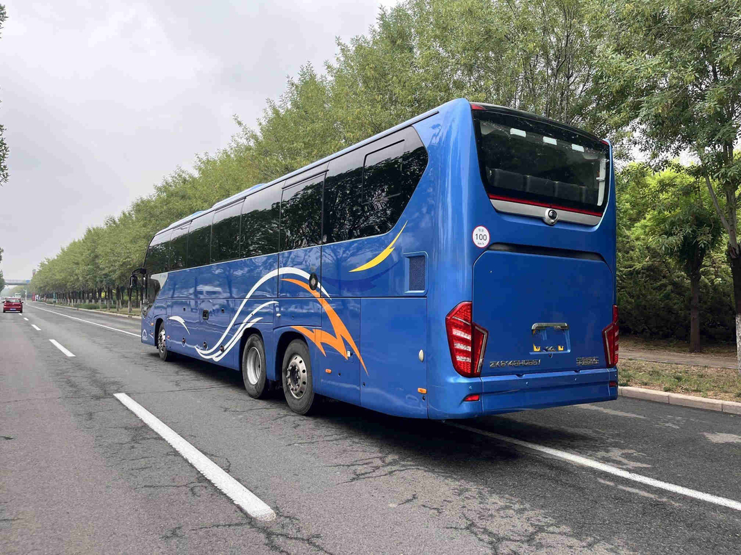 Tamasya Bus Double Decker Yutong ZK6148 Pelatih Mesin Belakang 56 Kursi Pengemudi Tangan Kiri