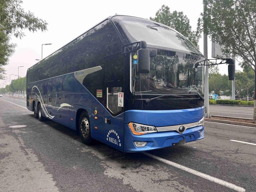 Tamasya Bus Double Decker Yutong ZK6148 Pelatih Mesin Belakang 56 Kursi Pengemudi Tangan Kiri