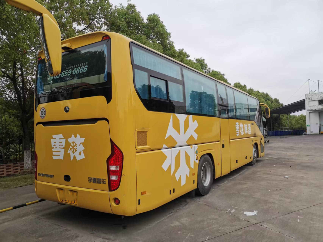 Kursi Mewah Vip Digunakan Bus Pelatih Yutong ZK6119 46 Kursi Mesin Belakang Rhd Pintu Ganda