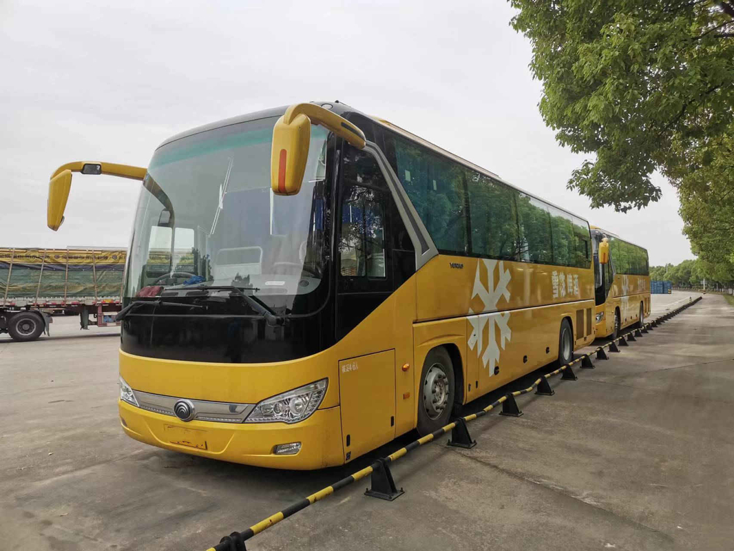 Kursi Mewah Vip Digunakan Bus Pelatih Yutong ZK6119 46 Kursi Mesin Belakang Rhd Pintu Ganda