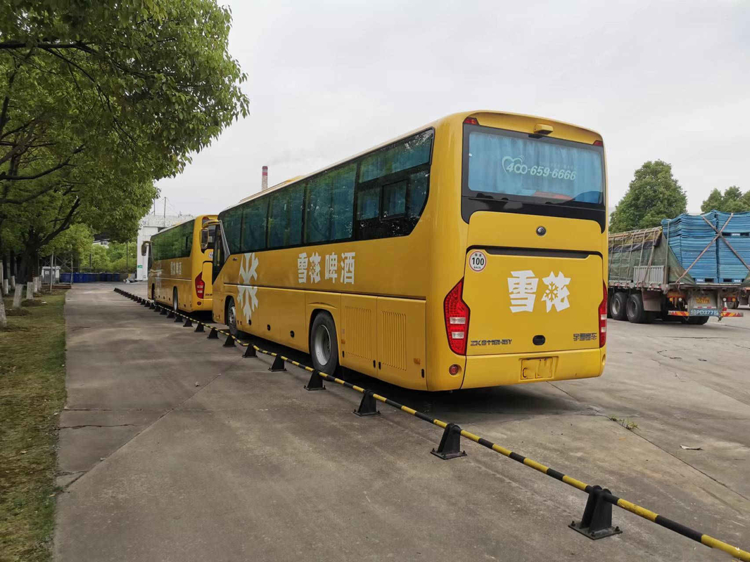 Kursi Mewah Vip Digunakan Bus Pelatih Yutong ZK6119 46 Kursi Mesin Belakang Rhd Pintu Ganda