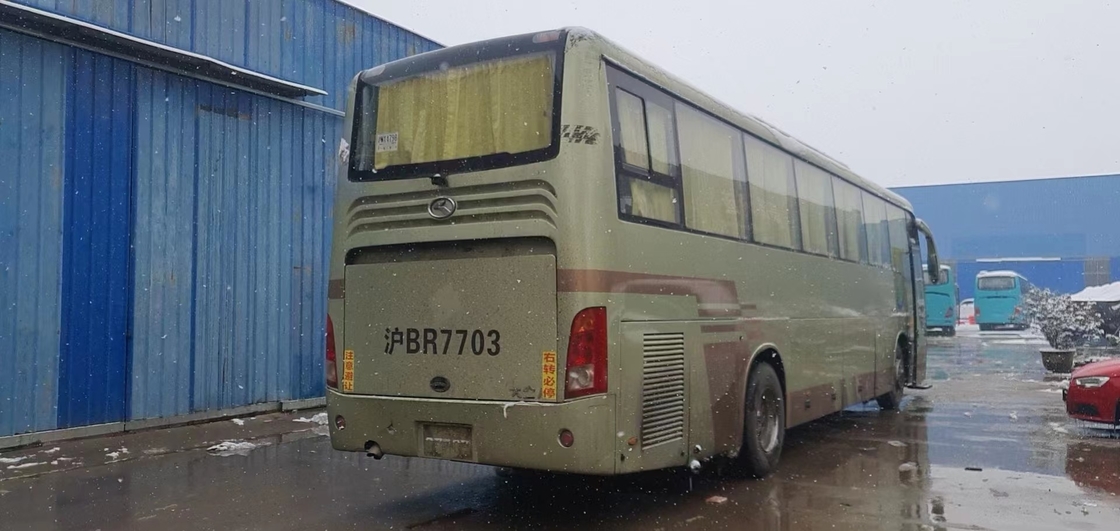 55 Kursi Digunakan Bus Pelatih Bekas Kinglong XMQ6129 Dengan Kemudi LHD Mesin Diesel