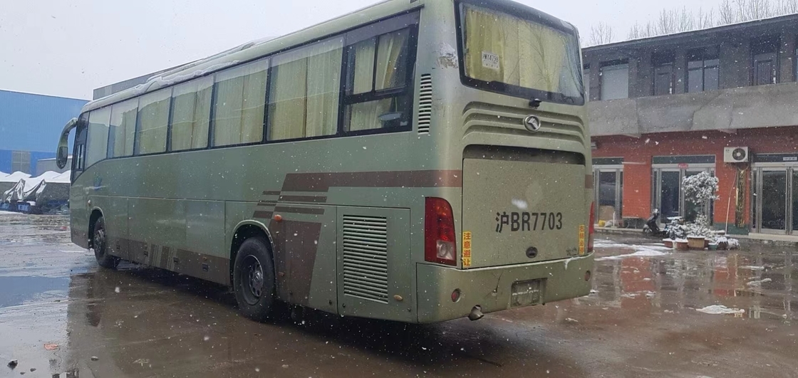 55 Kursi Digunakan Bus Pelatih Bekas Kinglong XMQ6129 Dengan Kemudi LHD Mesin Diesel
