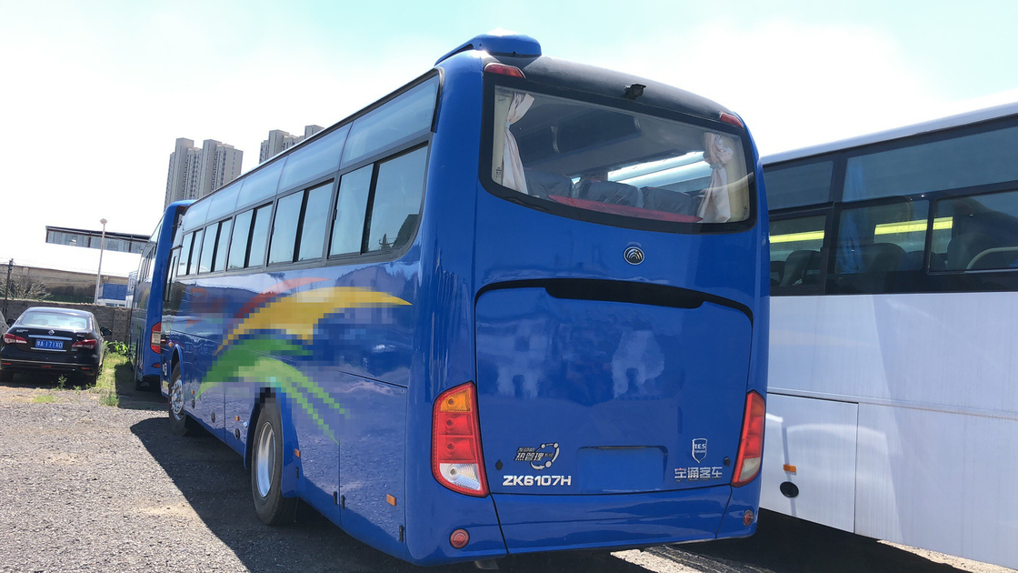 2015 Tahun 47 Kursi Digunakan Bus Pelatih Yutong ZK6107 Dengan Kemudi LHD Kursi Baru