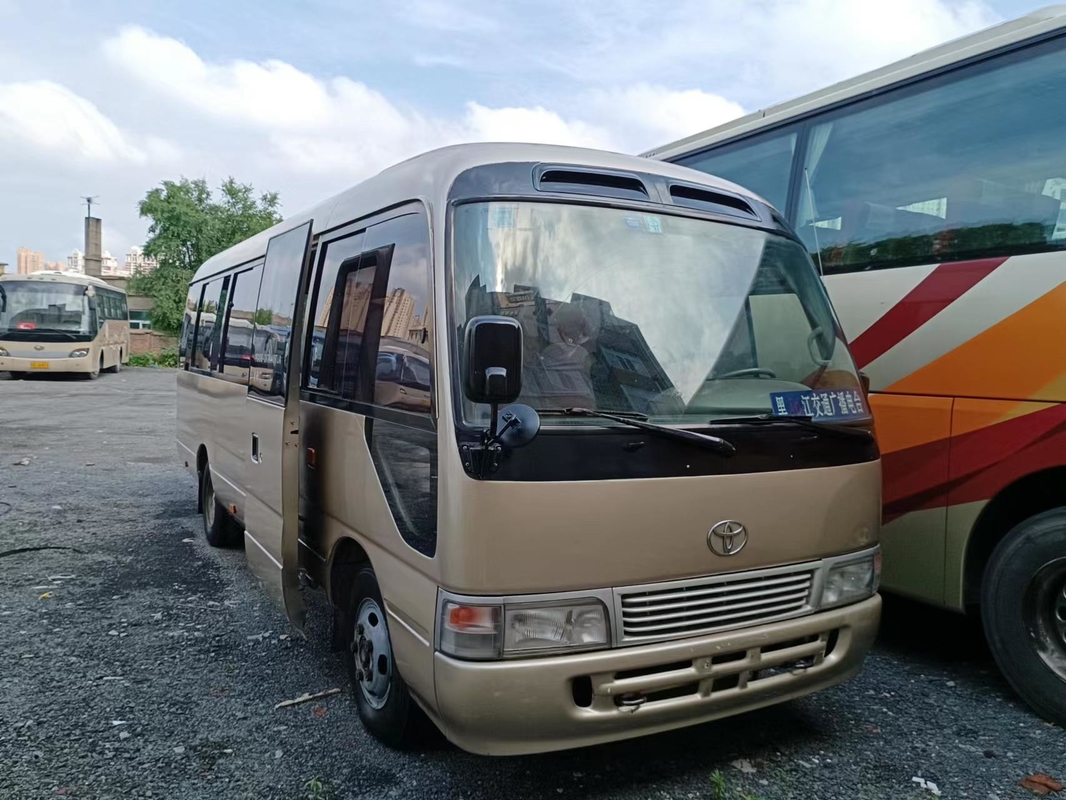 Tahun 2016 29 Kursi Bekas Toyota Coaster Bus Bekas Dengan Mesin Diesel 1Hz