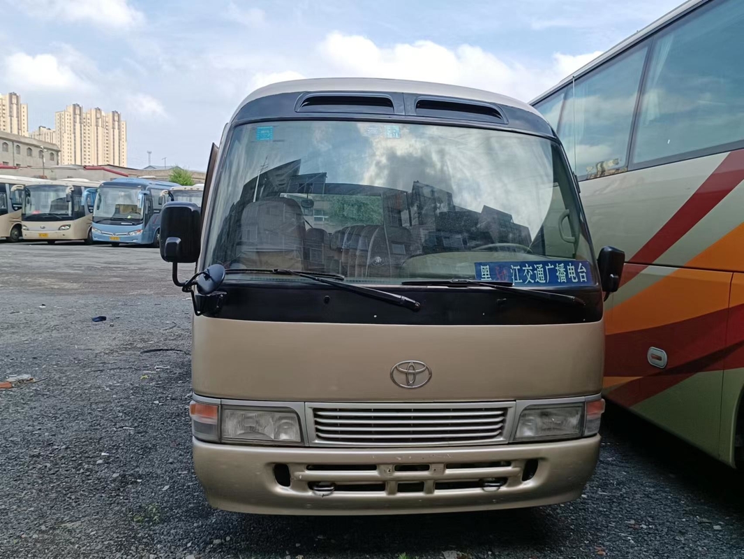 Tahun 2016 29 Kursi Bekas Toyota Coaster Bus Bekas Dengan Mesin Diesel 1Hz