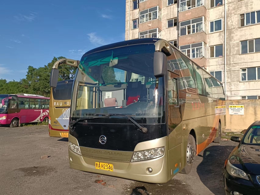 Tahun 2014 49 Kursi Bekas Golden Dragon Bus XML6113 Coach LHD Dalam Kondisi Baik