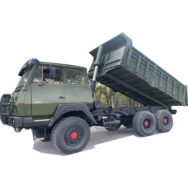 Digunakan 310hp Powerfull Diesel Fuel Full Drive Tipper Dengan 3 Kunci Diferensial 6X6 Dump Truck
