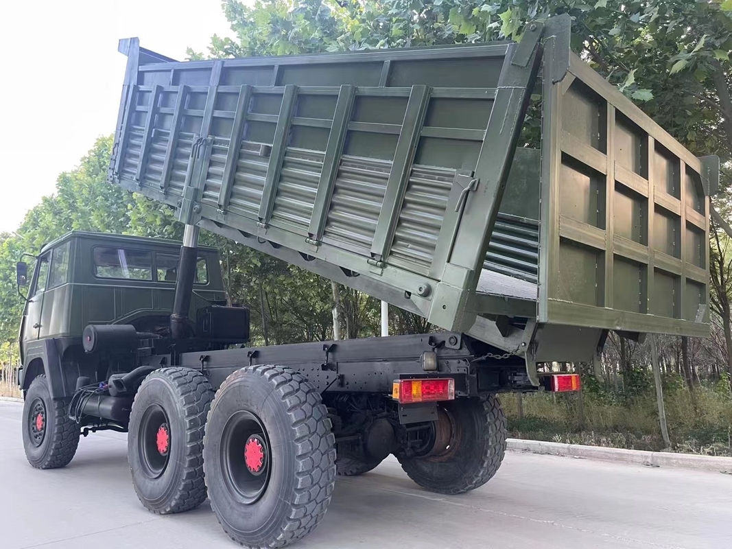 Digunakan 310hp Powerfull Diesel Fuel Full Drive Tipper Dengan 3 Kunci Diferensial 6X6 Dump Truck